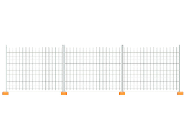 32# Temporary Fence 10 sets (10panels+10bases+10clamps)