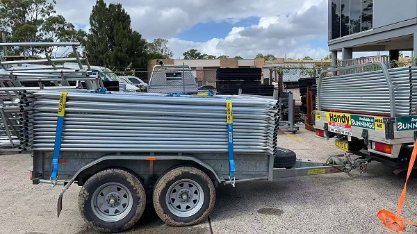 Temporary Fence Delivery