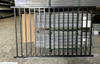 Black Flat Top Fence with square bar