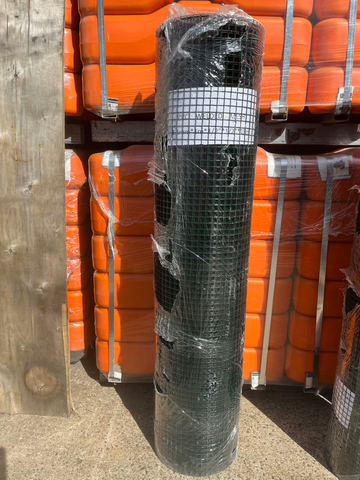 Green PVC Coated Wire Mesh Roll 