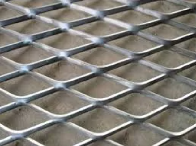 Expanded Mesh for Fencing and Grating