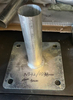  GAL Round Post Flange