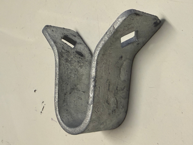 Rural Angle Post Strap 25NB & Gudgeon Rural Angle Post 25NB